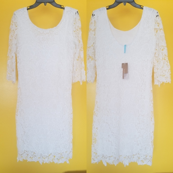 Francesca's Collections Dresses & Skirts - White lace dress